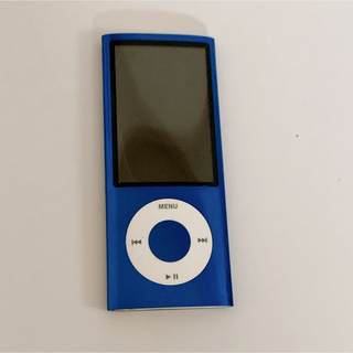 ジャンク品　iPod nano  第5世代　8GB  ブルー(ポータブルプレーヤー)