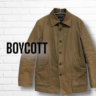 ボイコット(BOYCOTT)のBOYCOTT　レディースコート　ブラウン　アウター　ジャケット(モッズコート)