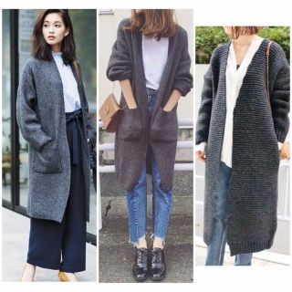 スコットクラブ(SCOT CLUB)のScot club グレーニットコート Zara mila Owen ships(ニットコート)