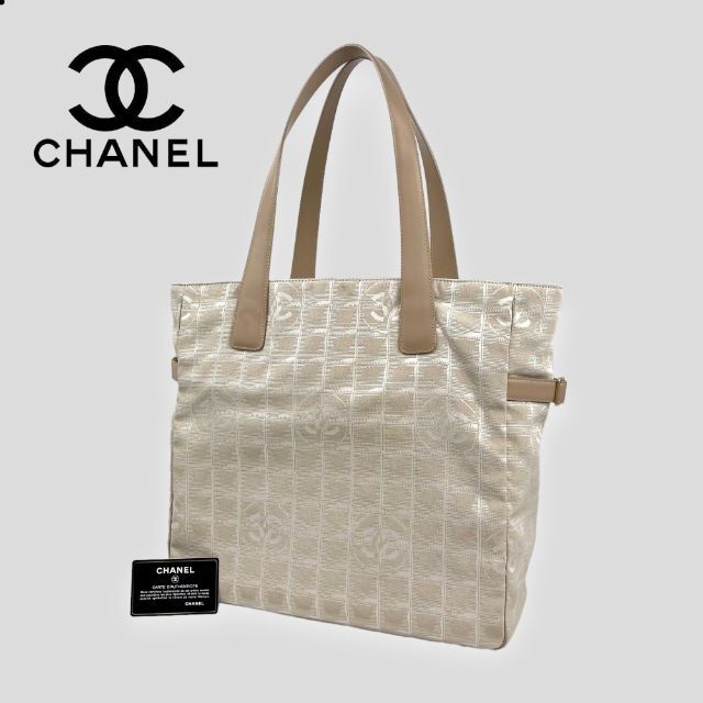 ■CHANEL シャネル■ ニュートラベルライン トートGM カード付 希少色商品説明