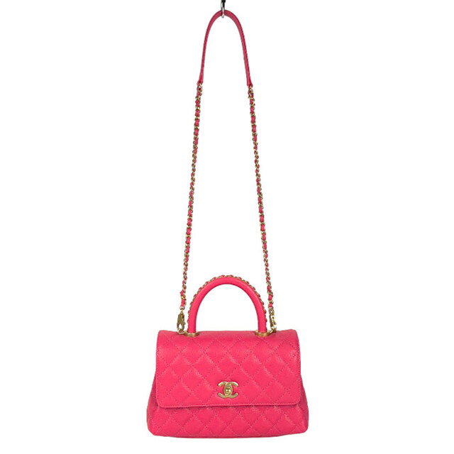 バッグ シャネル CHANEL ココハンドル XS ハンドルチェーン ショルダ