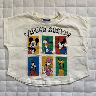 ディズニー(Disney)のDisney Tシャツ　半袖　バースデイ　80 新品未使用(Ｔシャツ)