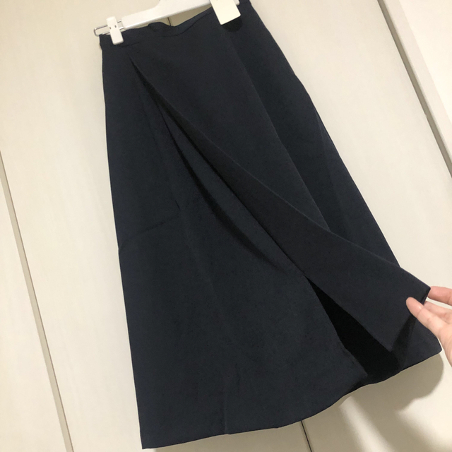 Techichi(テチチ)の春♡テチチ♡新品未使用フレアスカート♡ネイビー♡紺色 レディースのスカート(ロングスカート)の商品写真