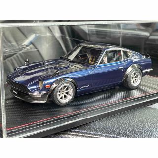 ニッサン(日産)のイグニッションモデル IG0767 1/18 フェアレディZ S30 ブルー(ミニカー)