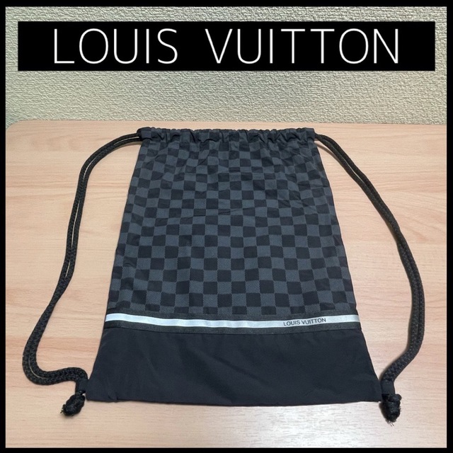 ①ルイヴィトン ナップサック ジム スポーツバッグ 正規 モノグラム 限定 レアLOUISVUITTON