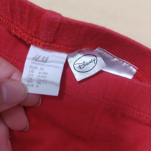H&M(エイチアンドエム)のミニーセットアップ キッズ/ベビー/マタニティのベビー服(~85cm)(シャツ/カットソー)の商品写真