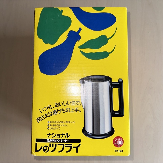 Panasonic(パナソニック)の天ぷら油クリーナー　TK80 インテリア/住まい/日用品のキッチン/食器(調理道具/製菓道具)の商品写真