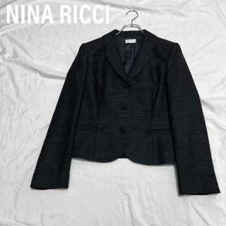 ニナリッチ(NINA RICCI)のNINA RICCI ニナリッチ　テーラードジャケット　サマーツイード　シルク混(テーラードジャケット)