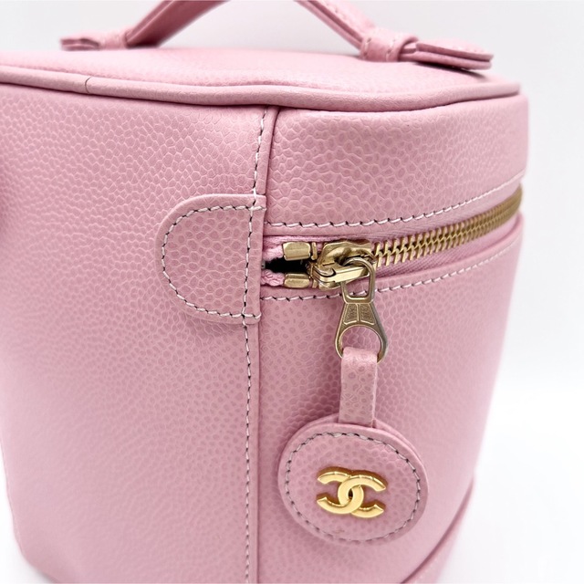 CHANEL(シャネル)の激レア美品 CHANEL ピンクバニティ キャビアスキン レディースのバッグ(ハンドバッグ)の商品写真