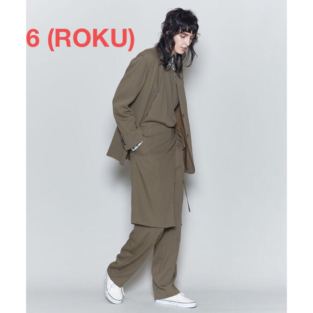 6 ( ROKU ) NO COLLAR JACKET Beauty&Youth