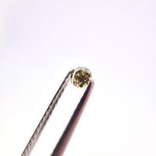 【希少】 0.084ct カメレオン グリーン ダイヤモンド ルース 裸石 天然