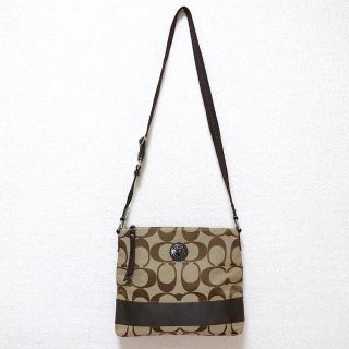 コーチ(COACH)のCOACH コーチ　シグネチャー　ショルダーバッグ 斜めがけショルダー(ショルダーバッグ)