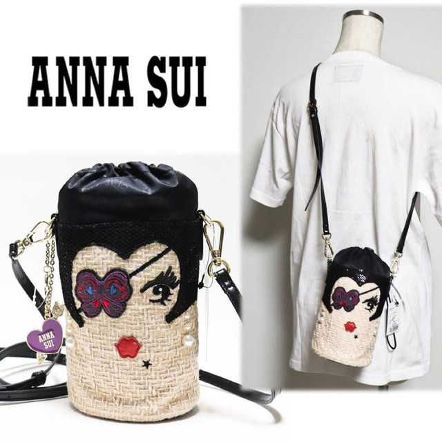 ANNA SUI 筒型　ショルダーバッグ