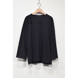 COMOLI - COMOLI 23SSフットボールTシャツ ネイビー サイズ3 新品の