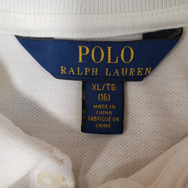 POLO RALPH LAUREN(ポロラルフローレン)のポロラルフローレン　ビッグポニーガールズ半袖鹿の子ポロシャツ レディースのトップス(ポロシャツ)の商品写真