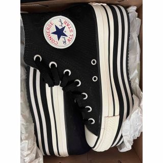 オールスター(ALL STAR（CONVERSE）)のコンバースオールスター ボーダー厚底スニーカー(スニーカー)