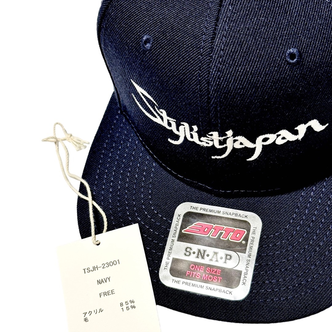 The Stylist Japan(ザスタイリストジャパン)の未使用品！ THE STYLIST JAPAN ワーク キャップ ネイビー 紺青 メンズの帽子(キャップ)の商品写真