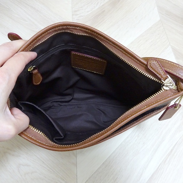 COACH ショルダーバッグ シグネチャー レザー f34938