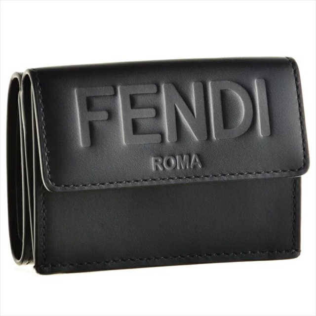 新品未使用　フェンディ FENDI 三つ折り財布 8M0395 NERO