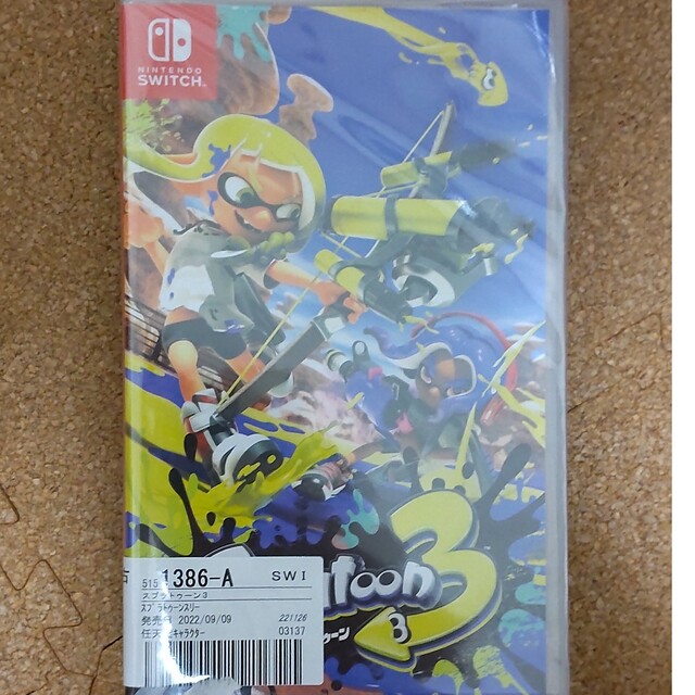 Nintendo Switch(ニンテンドースイッチ)のスプラトゥーン3 Switch　中古 エンタメ/ホビーのゲームソフト/ゲーム機本体(家庭用ゲームソフト)の商品写真