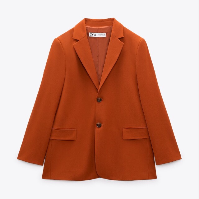 ZARA - ZARA ボタン留めストレートフィットブレザー Sサイズ ZARA - ZARA ボタン留めストレートフィットブレザー Sサイズ