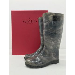 ヴァレンティノガラヴァーニ(valentino garavani)のVALENTINO GARAVANI(ヴァレンティノ ガラヴァーニ) 花柄 レインブーツ【中古】【007】(レインブーツ/長靴)