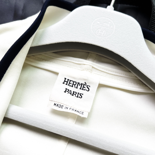 ☆美品☆HERMES ホワイトジャケット 38号 | finiscapital.com
