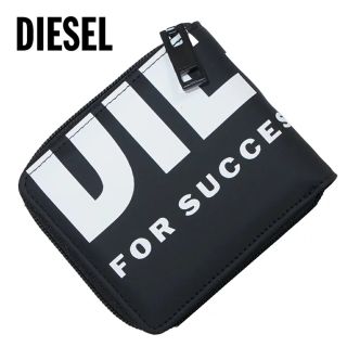 ディーゼル(DIESEL)のDIESEL 二つ折り財布　X07319 P3188 T8013 ブラック(折り財布)