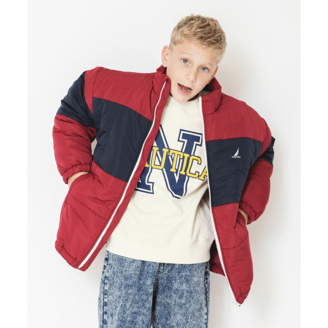 NAUTICA(ノーティカ)の【NAUTICA/ノーティカ】配色中綿ジャケット キッズ/ベビー/マタニティのキッズ服男の子用(90cm~)(ジャケット/上着)の商品写真