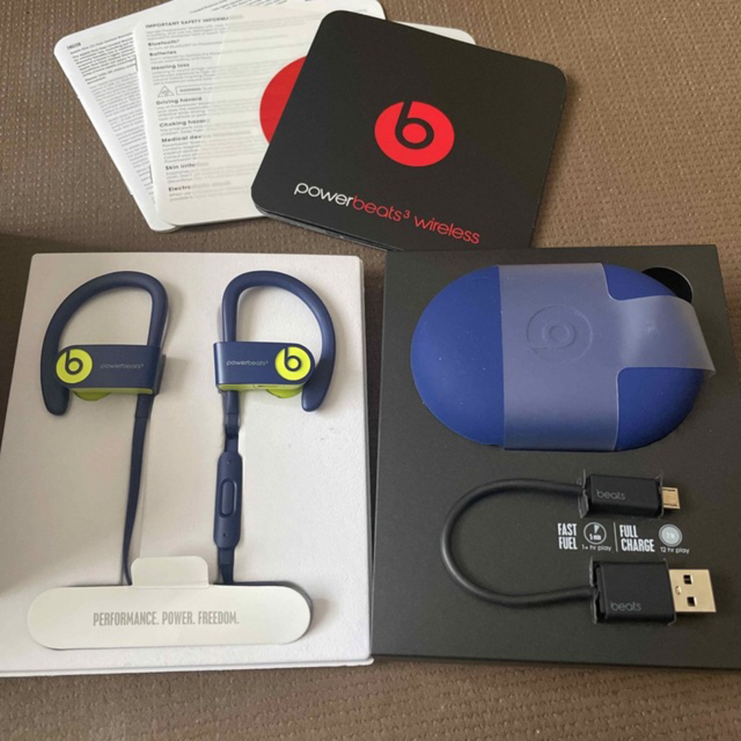 Beats by Dr Dre(ビーツバイドクタードレ)のBeats by Dr Dre POWERBEATS3 WIRELESS 未使用 スマホ/家電/カメラのオーディオ機器(ヘッドフォン/イヤフォン)の商品写真