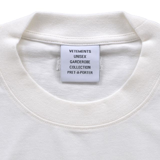 VETEMENTS - ヴェトモン UE51TR720W Tシャツ ホワイト Sの通販 by リ ...