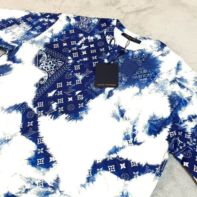 新品未使用】 2022SS ルイヴィトン モノグラムバンダナ 半袖Tシャツ