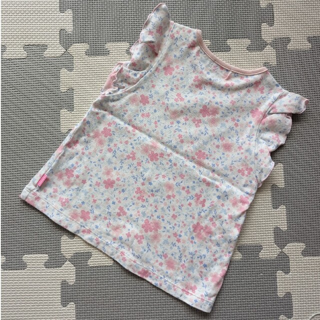mikihouse(ミキハウス)のmikihouse　ノースリーブTシャツ　80cm キッズ/ベビー/マタニティのベビー服(~85cm)(Ｔシャツ)の商品写真