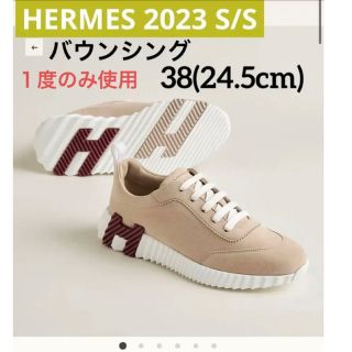 エルメス(Hermes)のエルメス　HERMES バウンシング　size38 レディース　レザーシューズ(スニーカー)