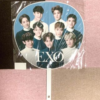 エクソ(EXO)のEXO SMT Ⅴ IN JAPAN うちわ(アイドルグッズ)