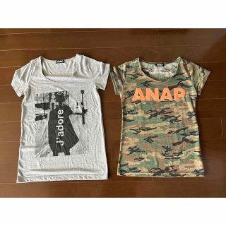 アナップ(ANAP)のANAP Ｔシャツ2枚(Tシャツ(半袖/袖なし))