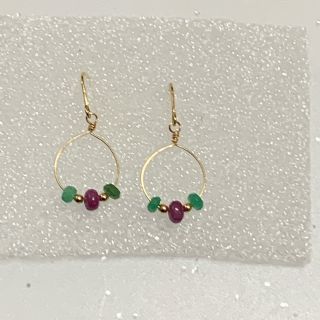 ジュエリーマキ(ジュエリーマキ)のk18サークル・ピアス(ピアス)