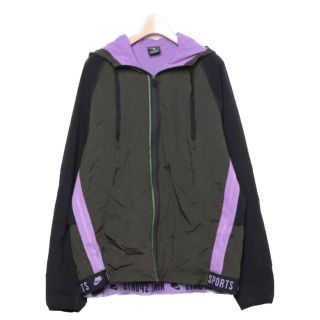 ナイキ(NIKE)の【美品】 NIKE ナイキ ナイロンブルゾン メンズ パープル フード XL(ブルゾン)