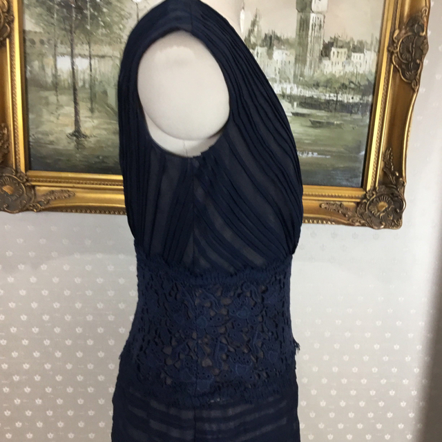 新品☆ TADASHI SHOJI 紺色　サイズ4 (T57)