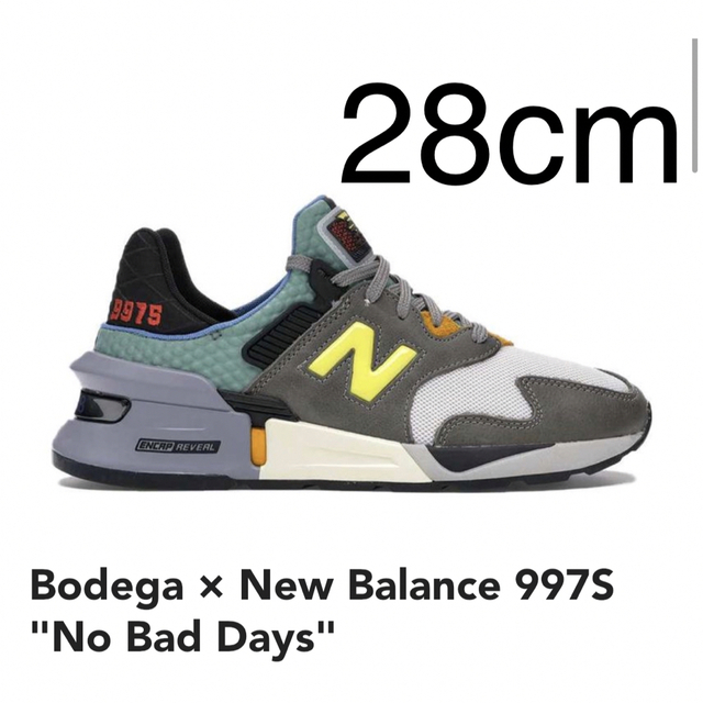 New Balance(ニューバランス)のBodega × New Balance 997S "No Bad Days" メンズの靴/シューズ(スニーカー)の商品写真