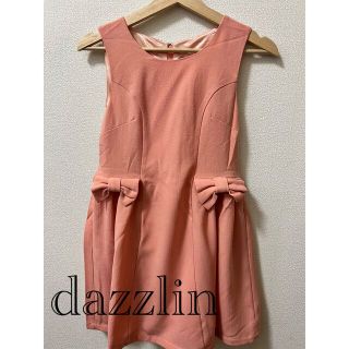 ダズリン(dazzlin)の新品 タグ付き dazzlin ワンピース 春夏 ピンク(ミニワンピース)