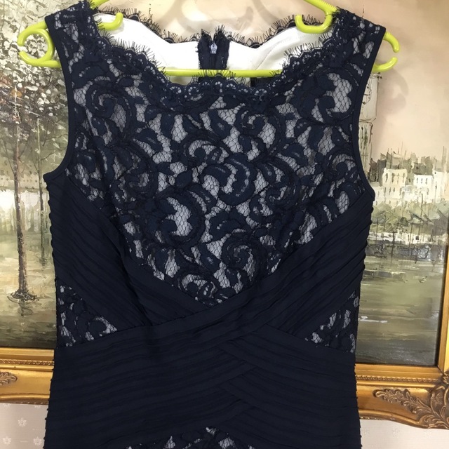 新品☆ TADASHI SHOJI サイズ2 紺色　【TADA105】