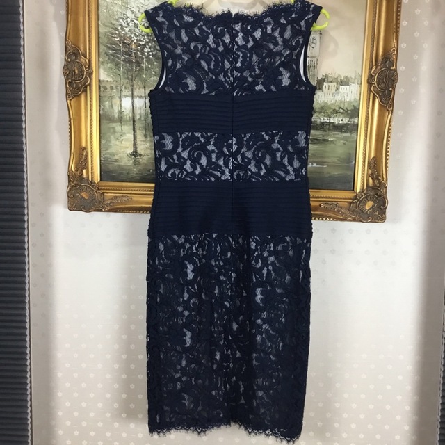 新品☆ TADASHI SHOJI サイズ2 紺色　【TADA105】