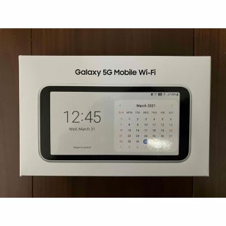 ギャラクシー(Galaxy)のGalaxy 5G Mobile Wi-Fi SCR01 ホワイト(その他)