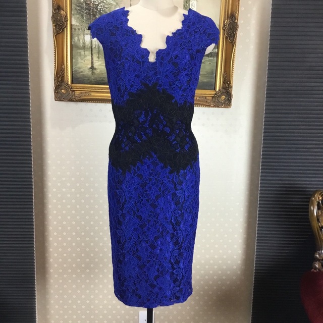 TADASHI SHOJI(タダシショウジ)の美品☆ TADASHI SHOJI サイズ8 【TADA106】 レディースのワンピース(ひざ丈ワンピース)の商品写真