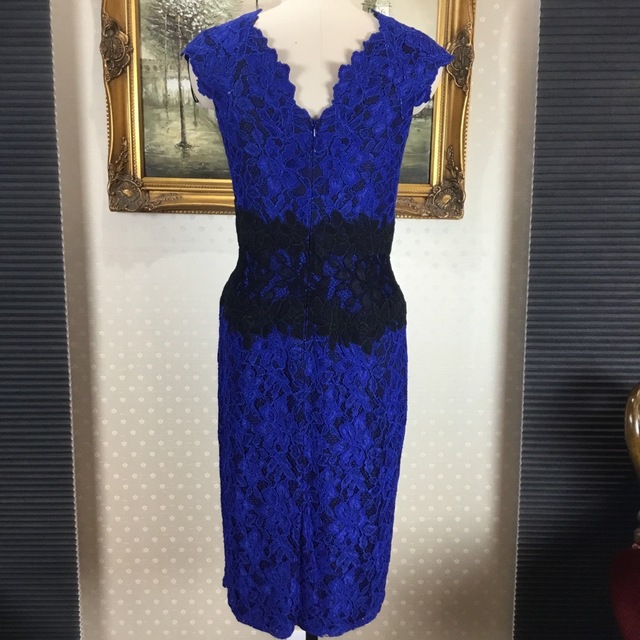 TADASHI SHOJI(タダシショウジ)の美品☆ TADASHI SHOJI サイズ8 【TADA106】 レディースのワンピース(ひざ丈ワンピース)の商品写真