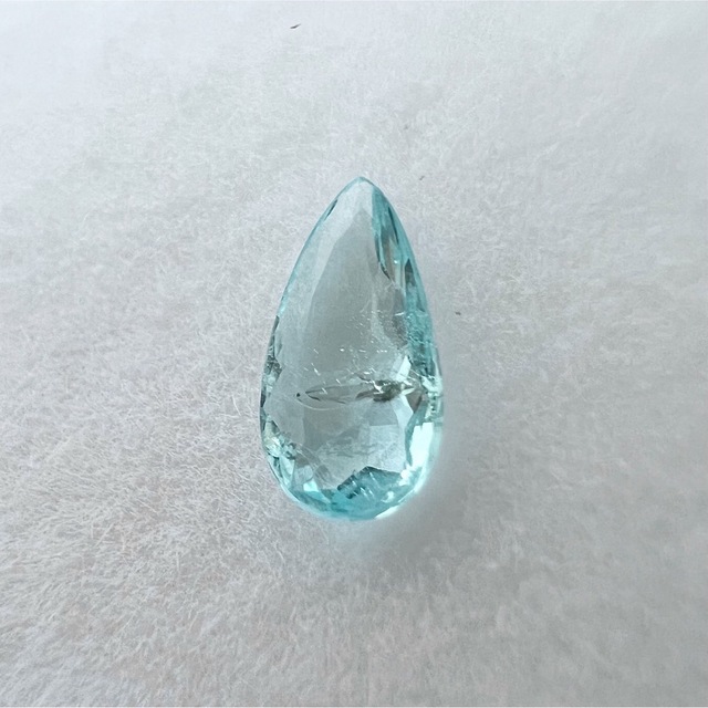 モザンビーク産 パライバトルマリン ルース 0.34ct ペアシェイプカット-