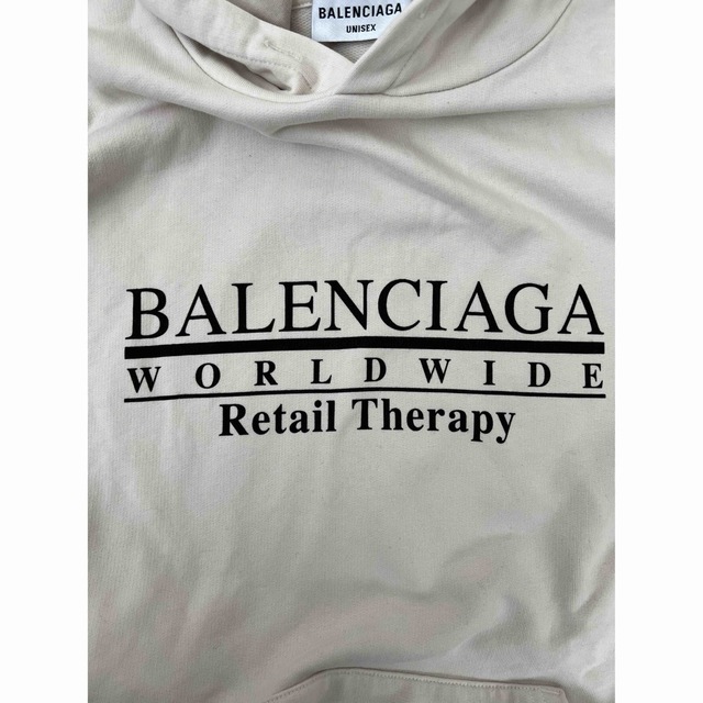 お買物マラソン最大1000円OFFクーポンあり BALENCIAGA 21aw ワールドワイド ロゴ パーカー