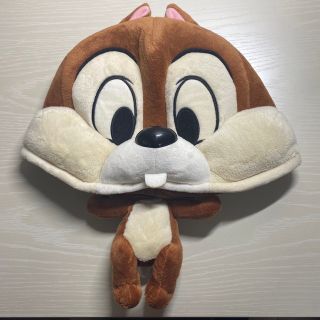 チップアンドデール(チップ&デール)のディズニー　チップ帽子(キャラクターグッズ)