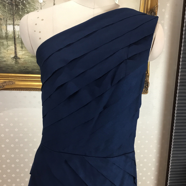 新品☆ TADASHI SHOJI サイズM 紺色【TADA 111】 1